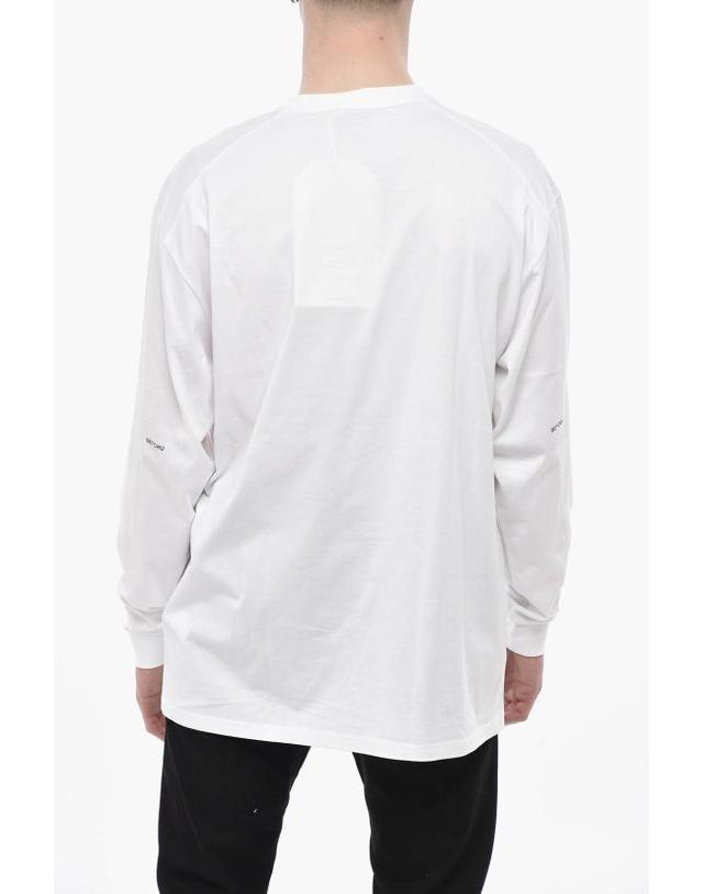 셋추 [해외직구] 셋추 긴팔 티셔츠 U222T004C001 WHITE 착용컷