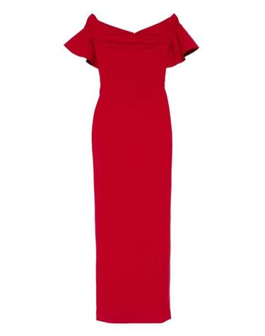 [해외직구] 26FW 솔러스런던 롱 원피스 OS46003 SCARLET RED