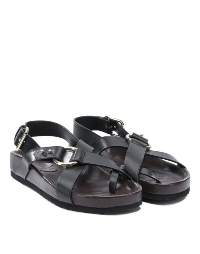 쉐흐 [해외직구] 26SS 쉐르 샌들 CHA0802MEXICONOI0121S BLACK 착용컷