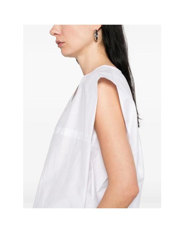 쉐흐 [해외직구] 26SS 쉐르 블라우스 CHE0907 ISALYS BLANC WHITE 착용컷
