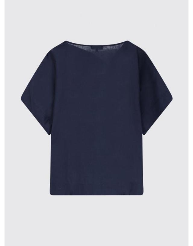 쉐흐 [해외직구] 26SS 쉐르 반팔 티셔츠 CHE1028ISSA NAV0126S Blue 착용컷