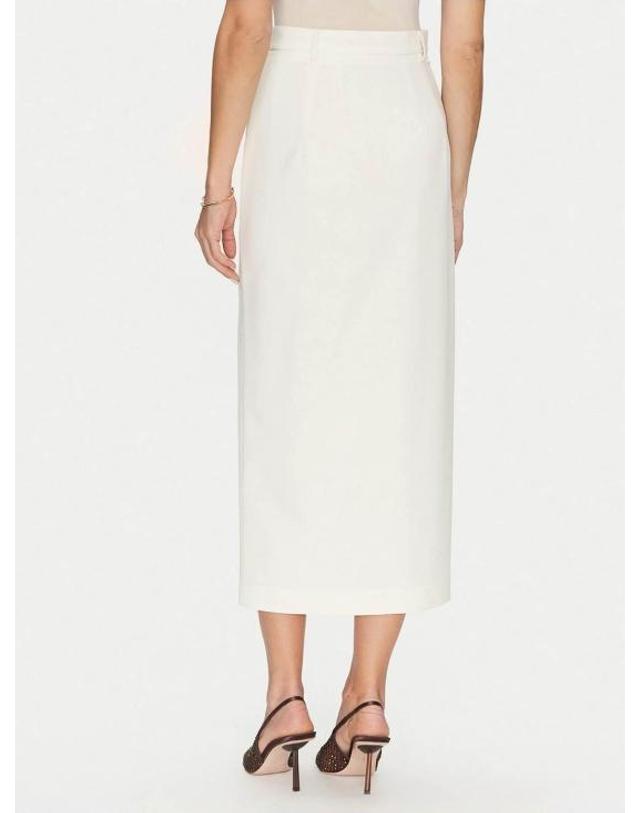 시모나 코르셀리니 [해외직구] 25SS 시모나 코르셀리니 미디 스커트 P25CPGO01501V0359 WHITE 착용컷