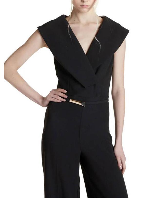 시모나 코르셀리니 [해외직구] 26SS 시모나 코르셀리니 점프수트 P26CPTU00701V0003 BLACK 착용컷