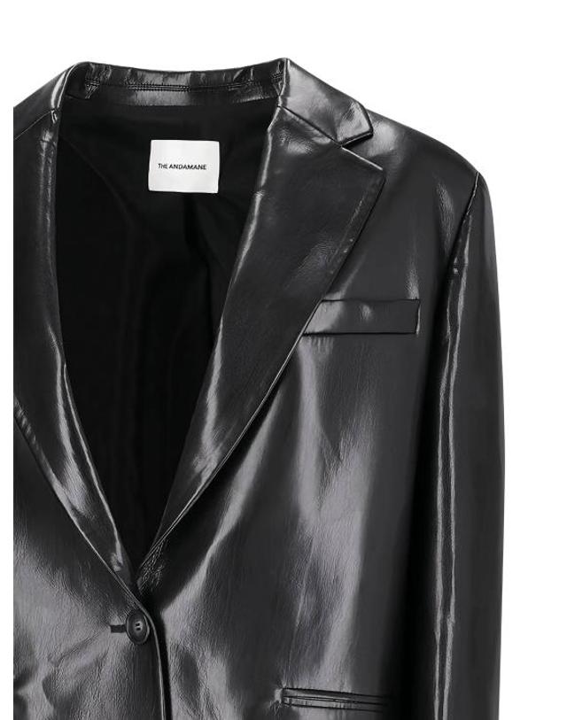 안다만 [해외직구] 25FW 안다마네 수트 자켓 T183012A TNP152999 Black 착용컷