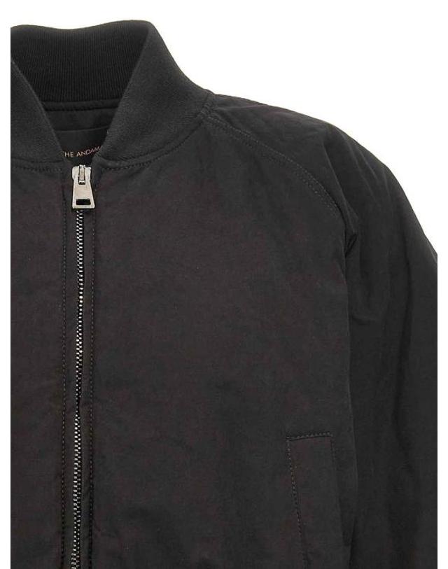 안다만 [해외직구] 24FW 안다마네 봄버 자켓 T162015ATNC171BLACK Black 착용컷