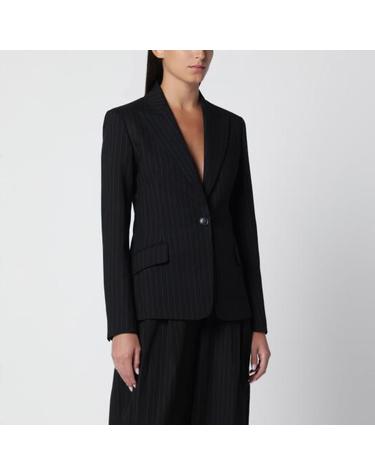 [해외직구] 26FW 안다마네 수트 자켓 T203029BTNW069 BW BLACK