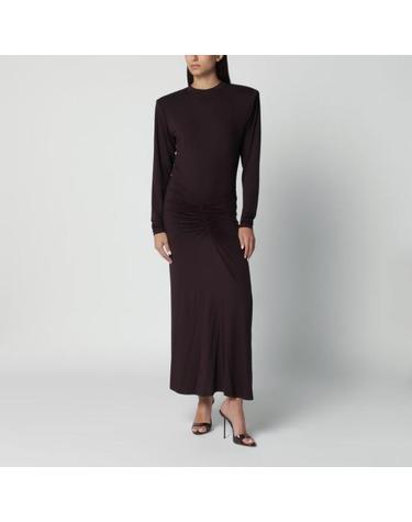 [해외직구] 26FW 안다마네 롱 원피스 T200178ATJV053 RN BURGUNDY