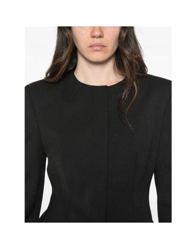 안다만 [해외직구] 26FW 안다마네 수트 자켓 T203044A TNW070 BLACK 착용컷