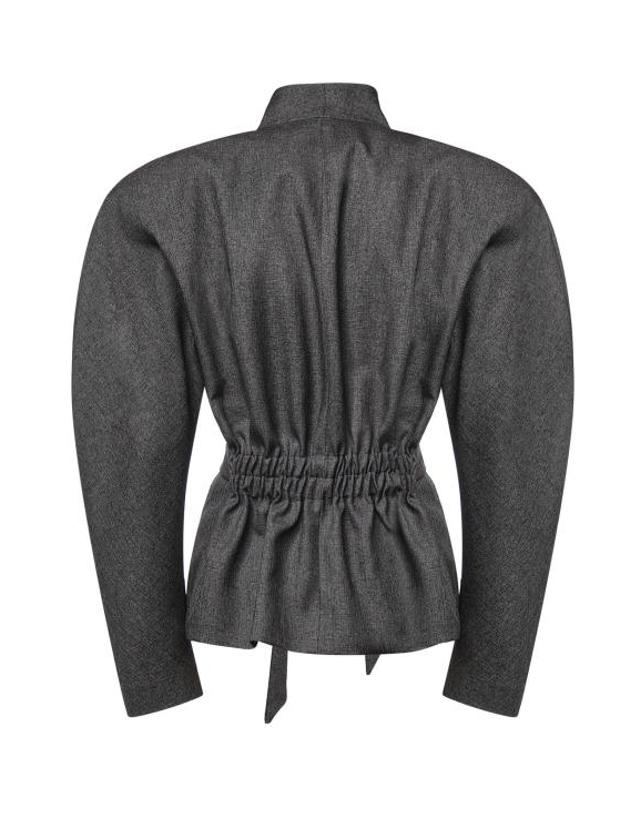 안다만 [해외직구] 26FW 안다마네 자켓 T203064B TNP269897 GREY BLACK 착용컷