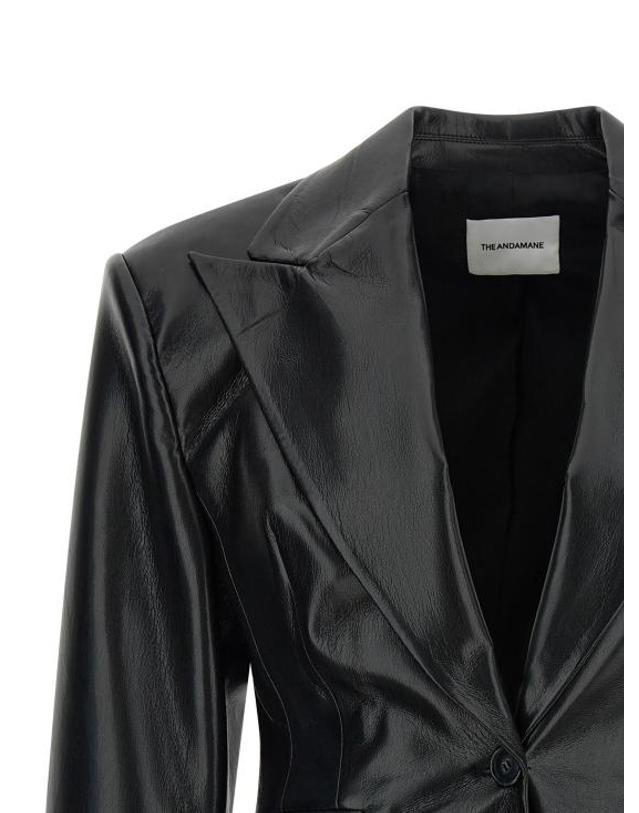 안다만 [해외직구] 26FW 안다마네 수트 자켓 T203018ATNP152BLACK 착용컷