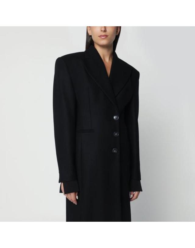 안다만 [해외직구] 26FW 안다마네 코트 T201019ATNW057 BLK BLACK 착용컷