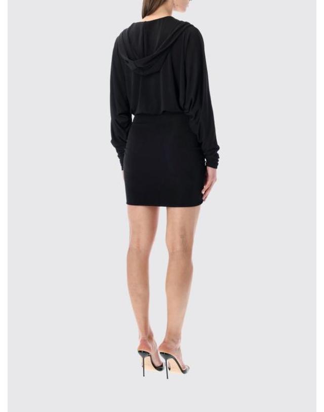 안다만 [해외직구] 26SS 안다마네 롱 원피스 T190153ATJP073 999 Black 착용컷