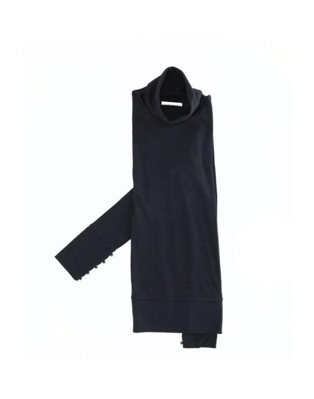 안티파스티 [해외직구] 26SS 안티파스티 반팔 티셔츠 KNT210BBLACK 착용컷