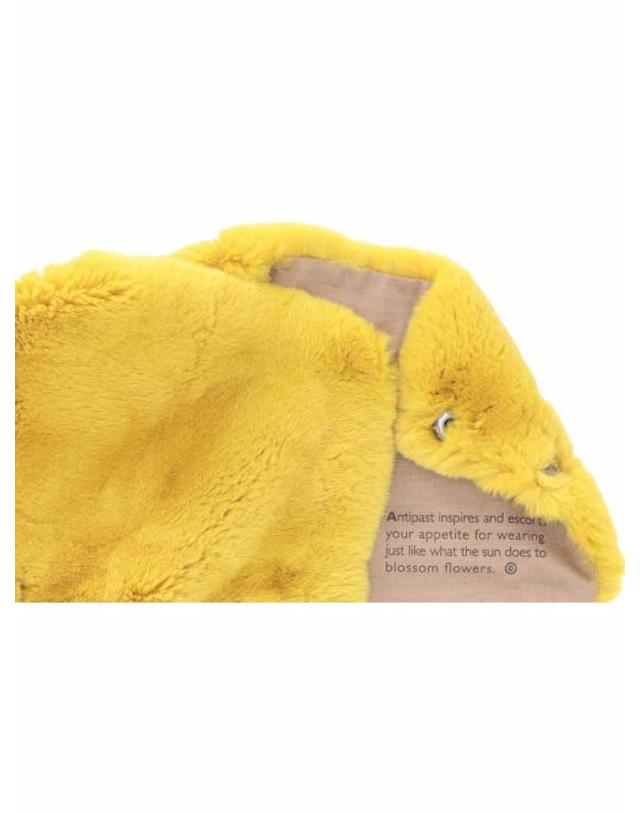 안티파스티 [해외직구] 26SS 안티파스티 머플러 스카프 KU57RMUSTARD Yellow 착용컷
