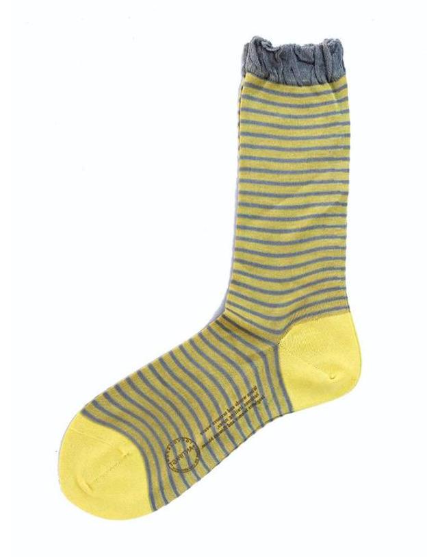 안티파스티 [해외직구] 26SS 안티파스티 양말 ANP63YELLOW 착용컷