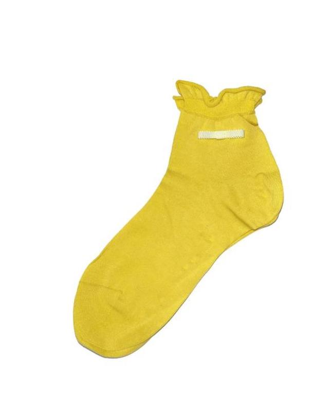 안티파스티 [해외직구] 26SS 안티파스티 양말 ANP65YELLOW 착용컷