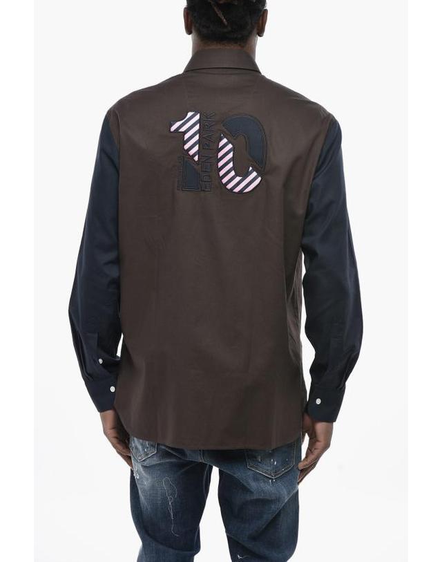 에덴 파크 [해외직구] 에덴 파크 긴팔 셔츠 H24CHECL0033 MAF1 Brown 착용컷