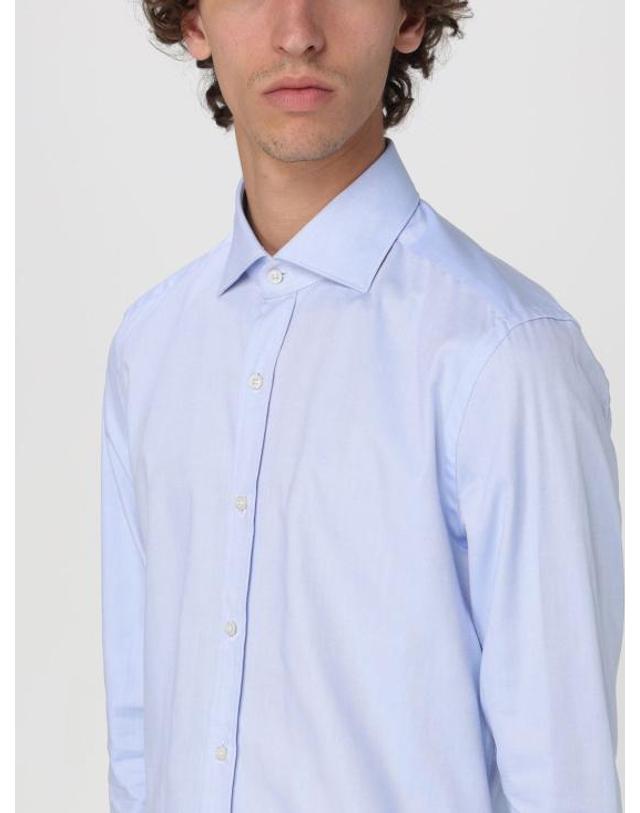 엑스씨 [해외직구] 24SS 엑스씨 긴팔 셔츠 P64B438 GHC04 3 Sky Blue 착용컷