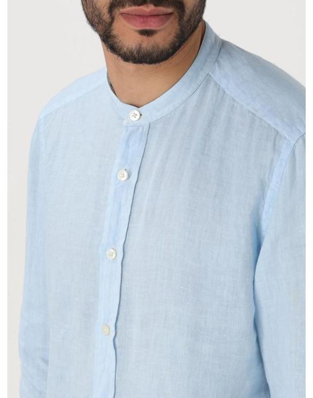 엑스씨 [해외직구] 24SS 엑스씨 긴팔 셔츠 P64 TCB790 TC162 B02 Sky Blue 착용컷