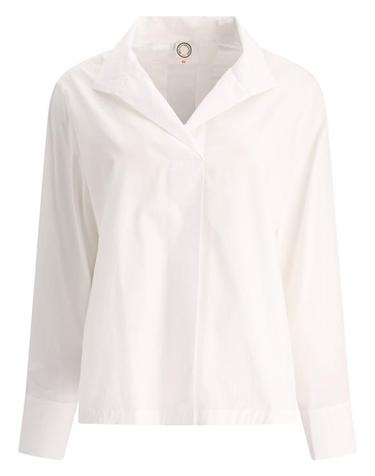 [해외직구] 25SS 이네스 드 라 프레상쥬 블라우스 INTT007CO856P100 WHITE