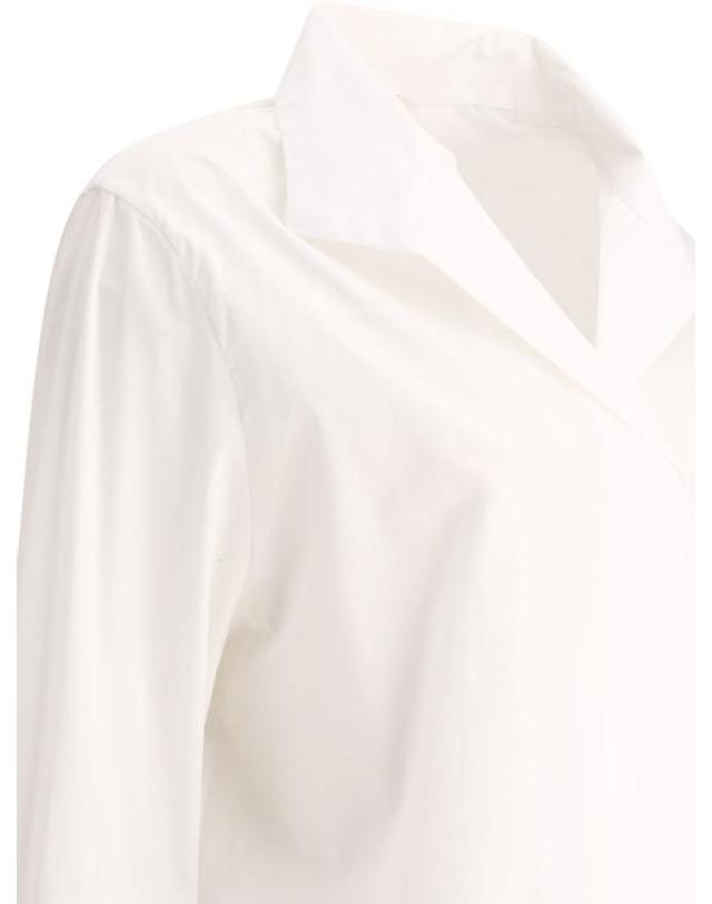 이네스 드 라 프레상쥬 [해외직구] 25SS 이네스 드 라 프레상쥬 블라우스 INTT007CO856P100 WHITE 착용컷