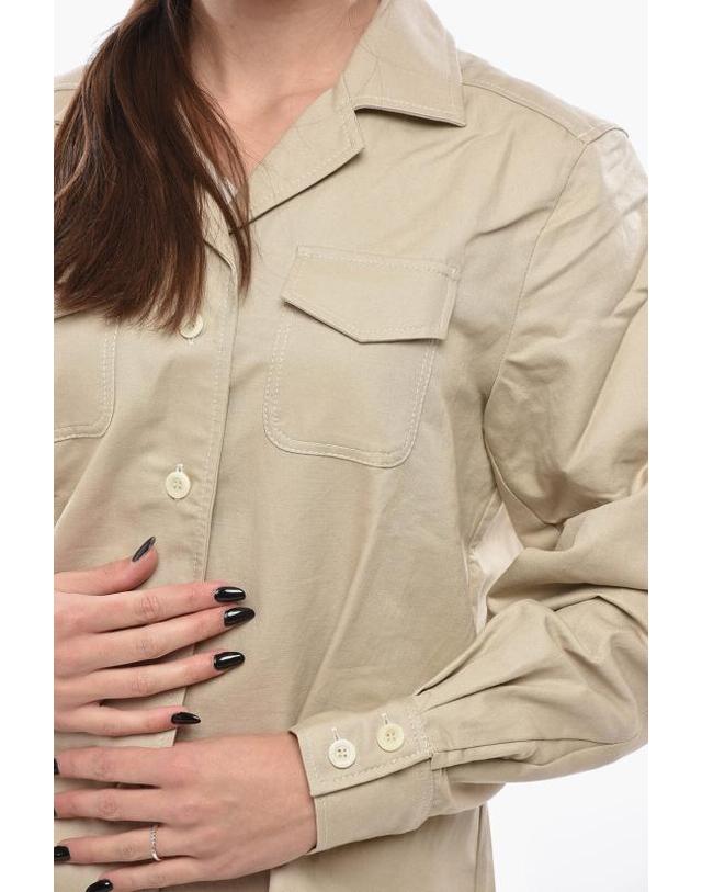 이네스 드 라 프레상쥬 [해외직구] 이네스 드 라 프레상쥬 셔츠 12T030LI034P150 Beige 착용컷