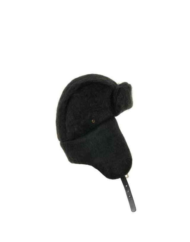 인베르니 [해외직구] 23SS 인베르니 이어플랩 캡 5659CT9000NERO Black 착용컷