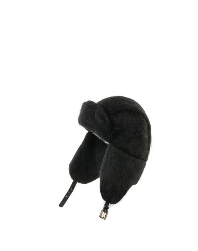 인베르니 [해외직구] 23SS 인베르니 이어플랩 캡 5659CT9000NERO Black 착용컷