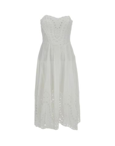 [해외직구] 26SS 챠로 루이즈 이비자 미디 원피스 263610WHITE White