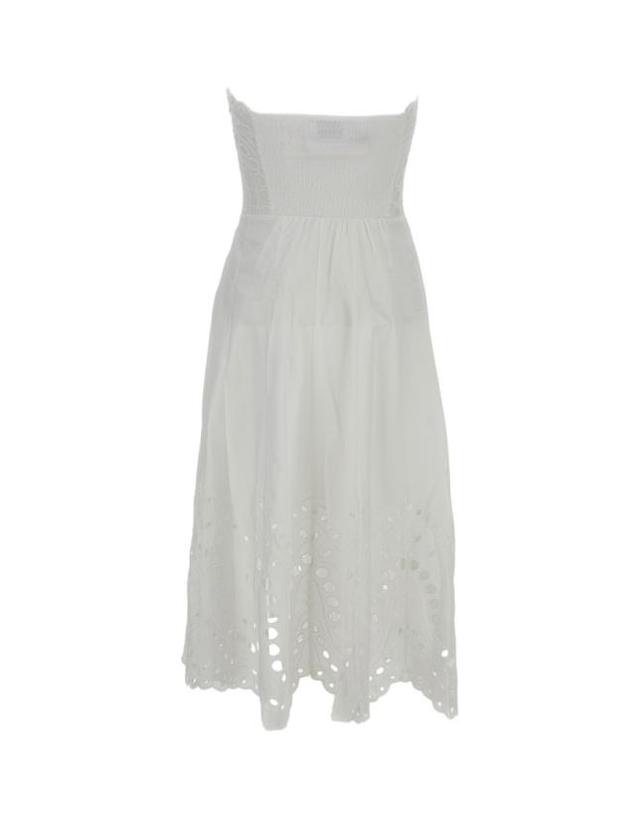 차로 루이스 이비자 [해외직구] 26SS 챠로 루이즈 이비자 미디 원피스 263610WHITE White 착용컷