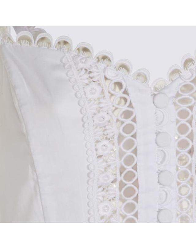챠로 루이스 [해외직구] 26SS 차로루이즈 숏 원피스 261603 WHITE White 착용컷