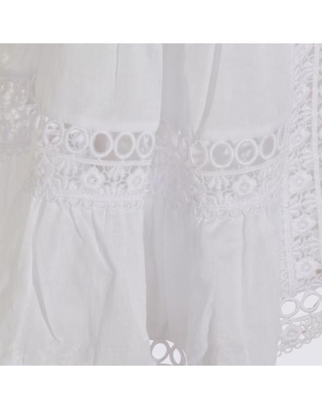 챠로 루이스 [해외직구] 26SS 차로루이즈 숏 원피스 261603 WHITE White 착용컷