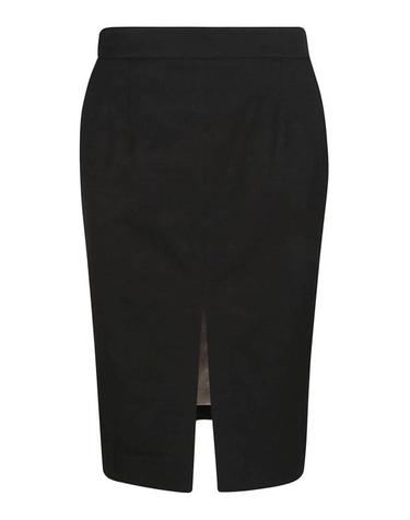 [해외직구] 24SS 촐로 문크 미디 스커트 G32D08CLAIRE001 Black