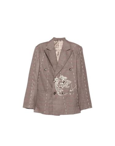 [해외직구] 26SS 키드슈퍼 수트 자켓 SUT 05 BROWN