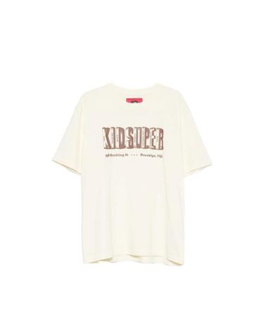 [해외직구] 26FW 키드슈퍼 탑 TEE 03 CREAM BLUE