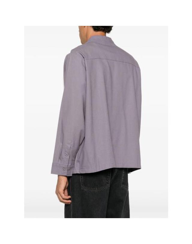 키드슈퍼 [해외직구] 26FW 키드슈퍼 긴팔 셔츠 LTP 01 PLUM PURPLE 착용컷