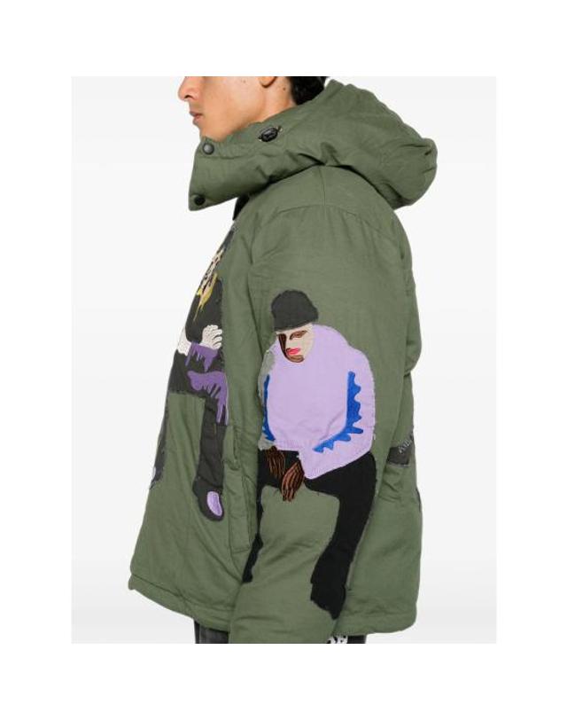 키드슈퍼 [해외직구] 26FW 키드슈퍼 자켓 OW 19 GREEN 착용컷