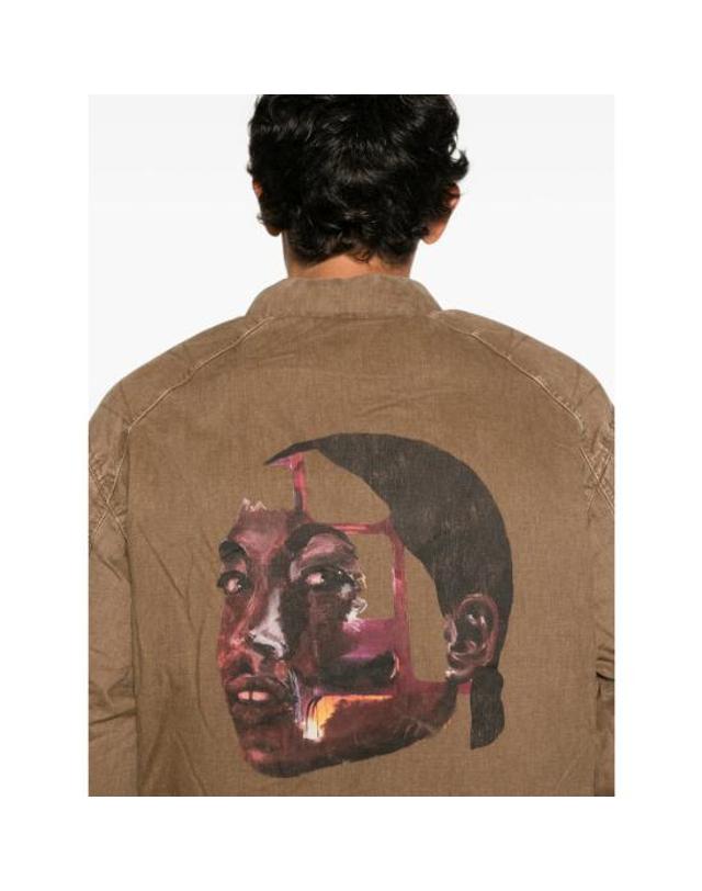 키드슈퍼 [해외직구] 26FW 키드슈퍼 자켓 OW 24 BROWN 착용컷