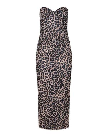 [해외직구] 26SS 트웬티포하이치 미디 원피스 A0113PALAUMACULATO Animal Print
