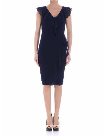 [해외직구] 18SS FUZZI 미디 원피스 F8116210056672 Blue