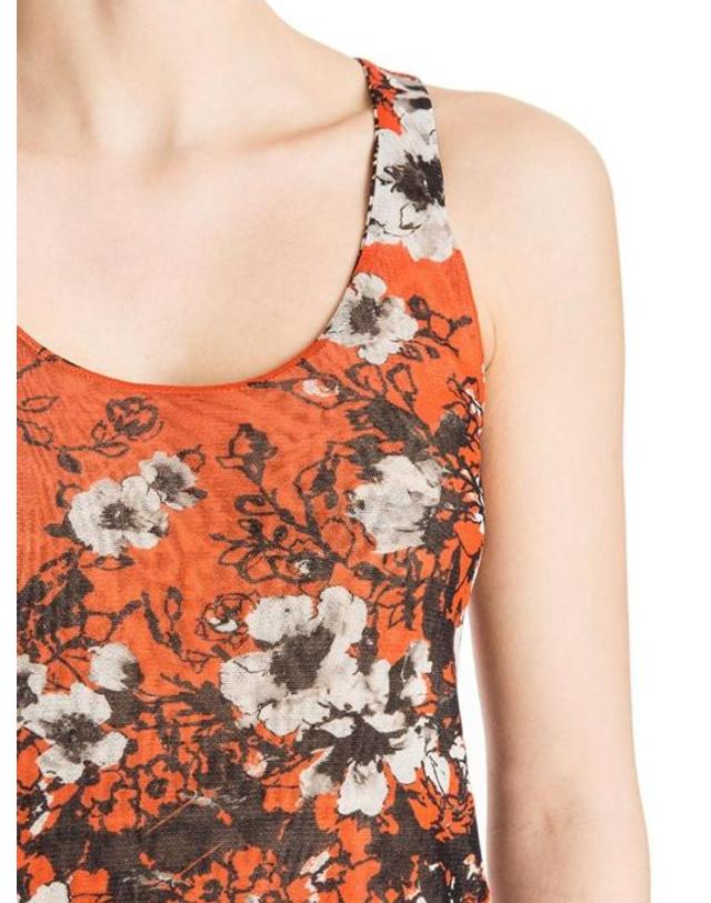 퍼찌 [해외직구] 17SS 퍼지 롱 원피스 F7137610056302 Orange 착용컷