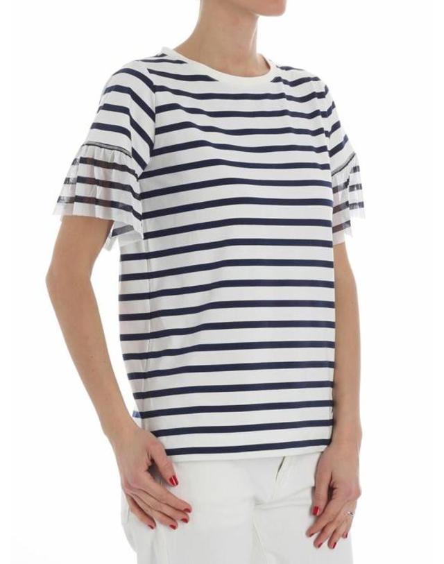 퍼찌 [해외직구] 18SS 퍼지 반팔 티셔츠 F8114616134017 White 착용컷