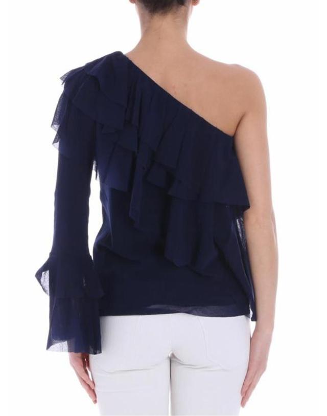 퍼찌 [해외직구] 18SS 퍼지 블라우스 F8115410056672 Blue 착용컷