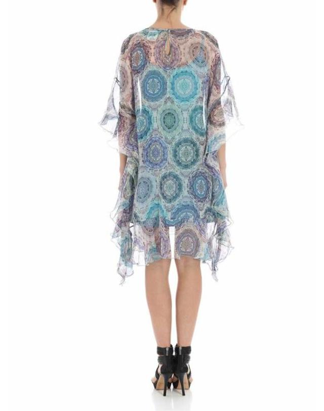 퍼찌 [해외직구] 18SS FUZZI 미디 원피스 F8113110103415 Multicolour 착용컷