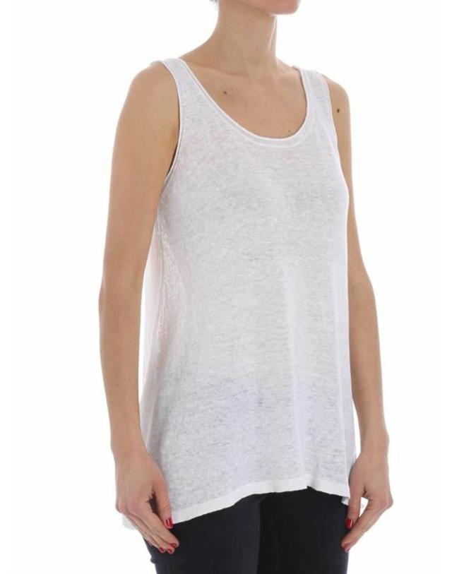 퍼찌 [해외직구] 18SS 퍼지 민소매 티셔츠 F8101400024017 White 착용컷