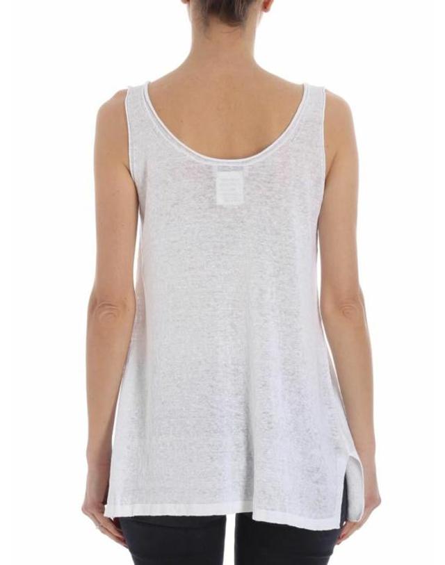 퍼찌 [해외직구] 18SS 퍼지 민소매 티셔츠 F8101400024017 White 착용컷