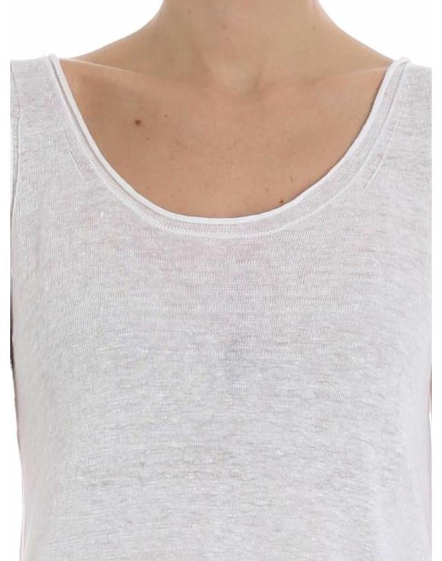 퍼찌 [해외직구] 18SS 퍼지 민소매 티셔츠 F8101400024017 White 착용컷