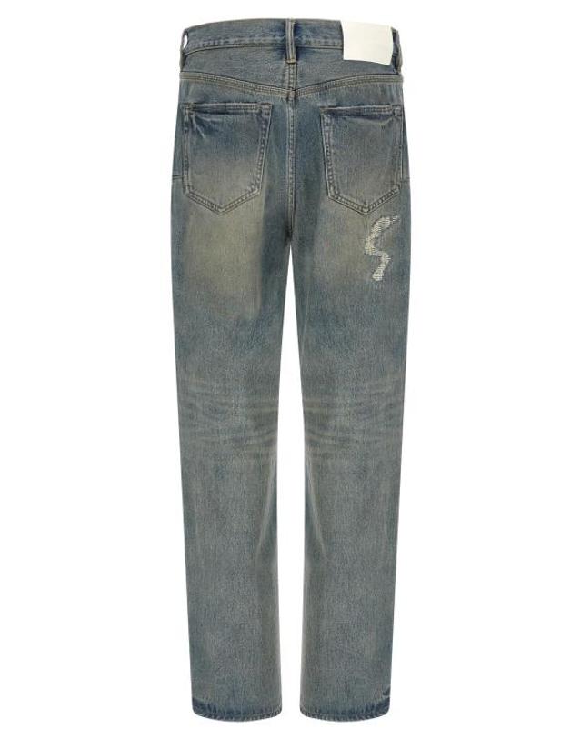 퍼플 브랜드 [해외직구] 26FW 퍼플 브랜드 데님 팬츠 P011LBVR426LTINDIGO Gray 착용컷
