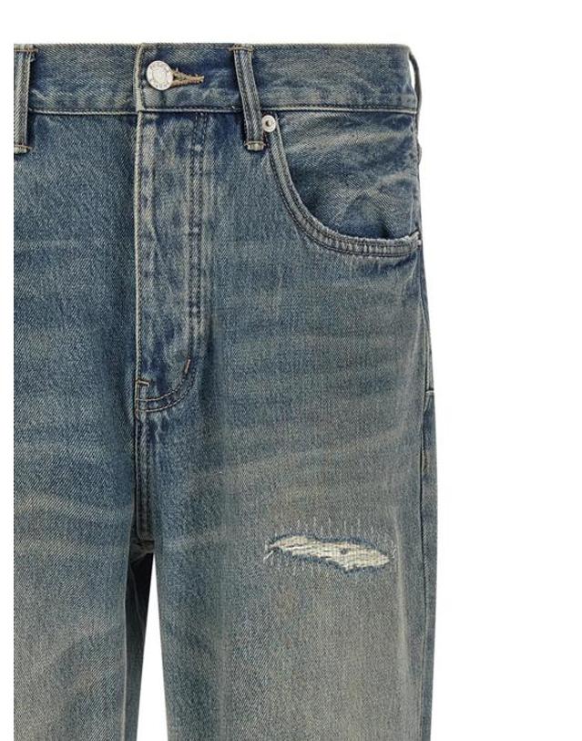 퍼플 브랜드 [해외직구] 26FW 퍼플 브랜드 데님 팬츠 P011LBVR426LTINDIGO Gray 착용컷