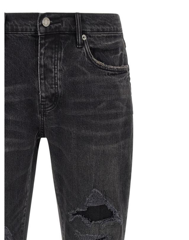 퍼플 브랜드 [해외직구] 26FW 퍼플 브랜드 데님 팬츠 P004VHDB426BLACK 착용컷